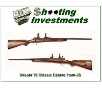Dakota Model 76 M76 Classic Deluxe in 7mm-08 unfired!